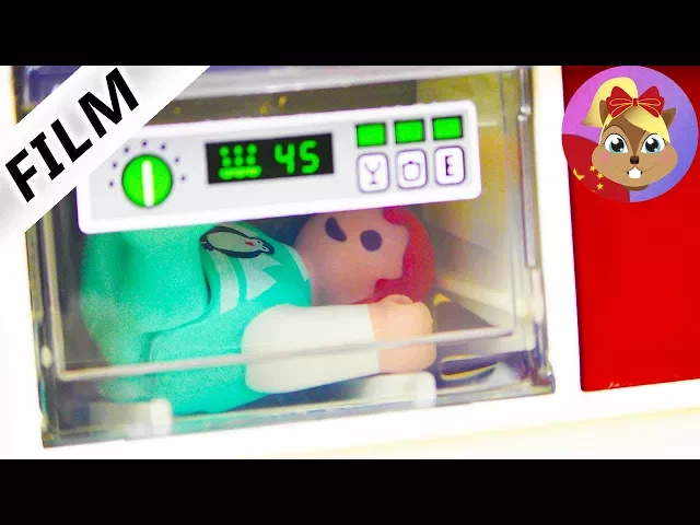 摩比游戏 playmobil 艾玛躲猫猫 躲进了洗碗机 我的天呀